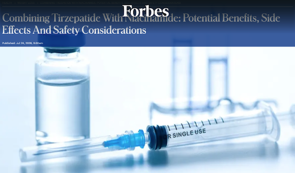 Tirzepatide medication vial and syringe.