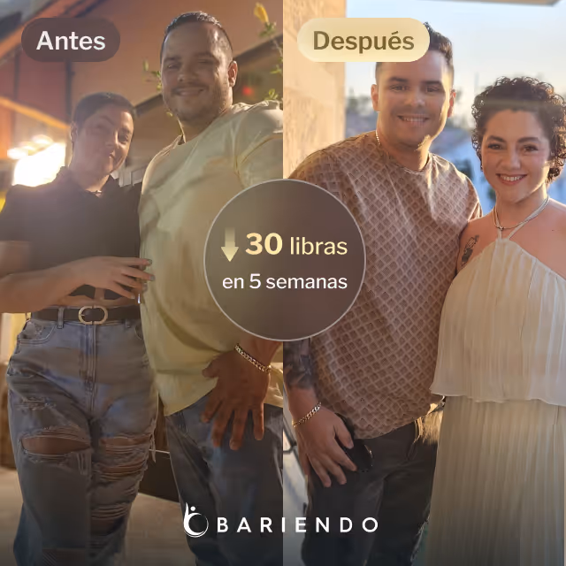 Imágenes de antes y después de Rey que perdió 30 libras en 5 semanas después de un procedimiento ESG con Everself