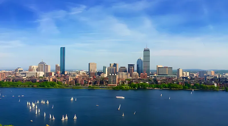 View of the Boston skyline