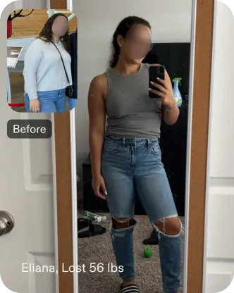 Eliana lost 56 pounds and finally feels like she's winning the battle with ESG