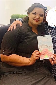 Nicole lost 116 lbs — before