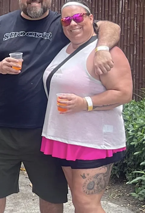 Mindi before a gastric sleeve revision
