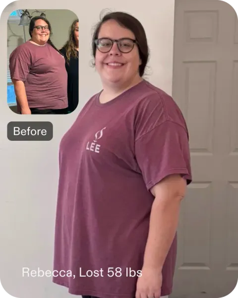 Rebecca antes y después