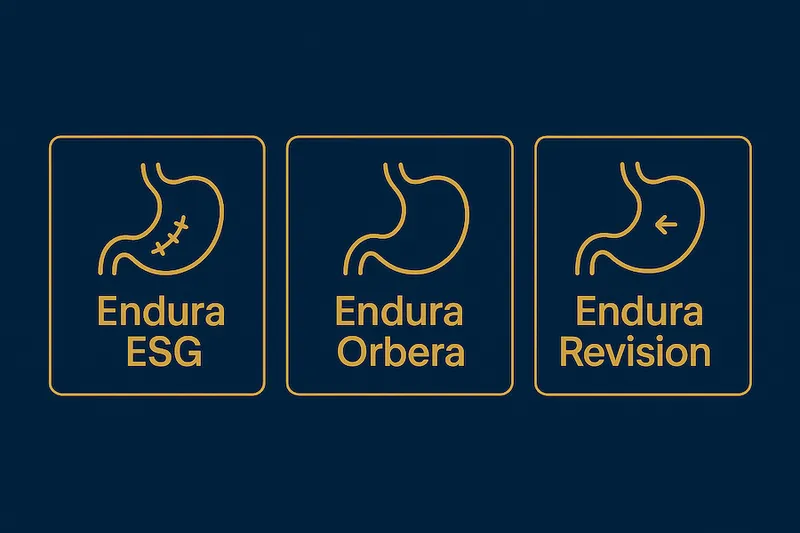 Diagramas de Endura ESG, Endura Orbera y Endura Revision