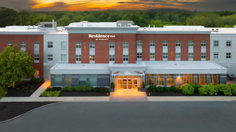 Exterior view of Residence Inn by Marriott Boston Concord Hotel