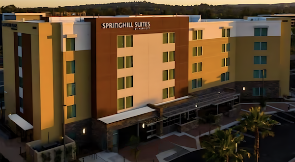 Exterior view of SpringHill Suites hotel