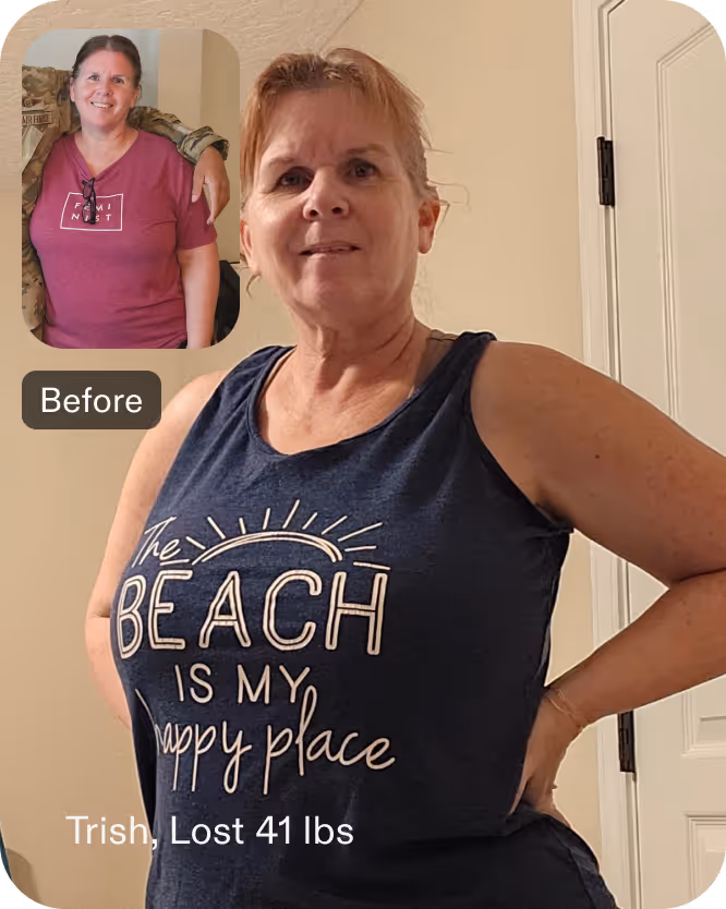 Trish lost 41 pounds with Everself